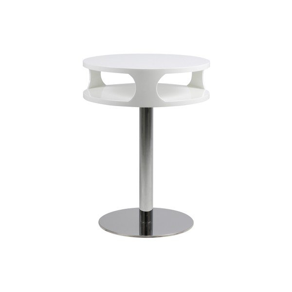 Biały stolik Actona Caspian, wys. 60 cm-image-2