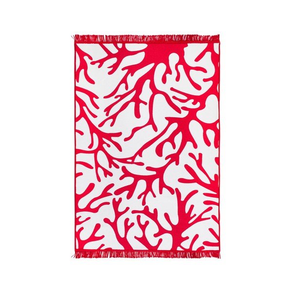 Czerwono-biały dywan dwustronny Cihan Bilisim Tekstil Coral Reef, 120x180 cm-image-3