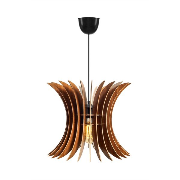 Lampa wisząca w naturalnym kolorze ø 35 cm – Opviq lights