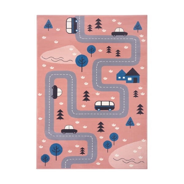 Różowy dywan dziecięcy 80x150 cm Adventures – Hanse Home