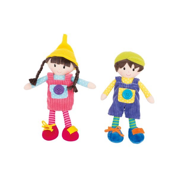 Komplet 2 szmacianych lalek Legler Noah & Emma-image-2