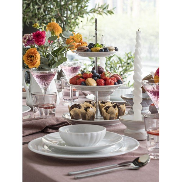 Sztućce ze stali nierdzewnej w kolorze srebra 16 szt. Fuga – Gense-image-4