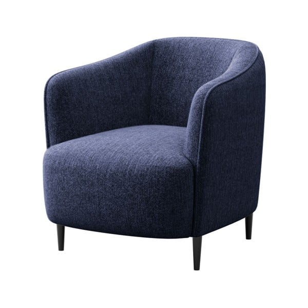 Ciemnoniebieski fotel Galbe – Ghado-image-2