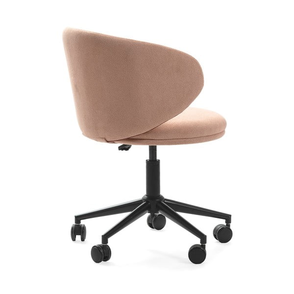 Jasnoróżowe krzesło biurowe Rush – Marckeric-image-2