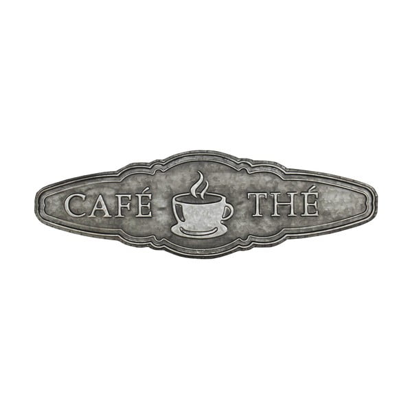 Metalowa tabliczka ścienna Antic Line Café ou Thé