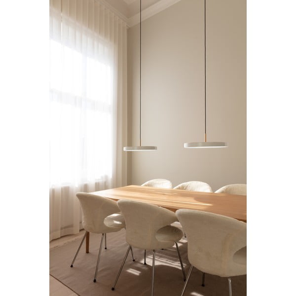 Kremowa lampa wisząca LED ze ściemniaczem i metalowym kloszem ø 43 cm Asteria Plus Medium – UMAGE-image-2