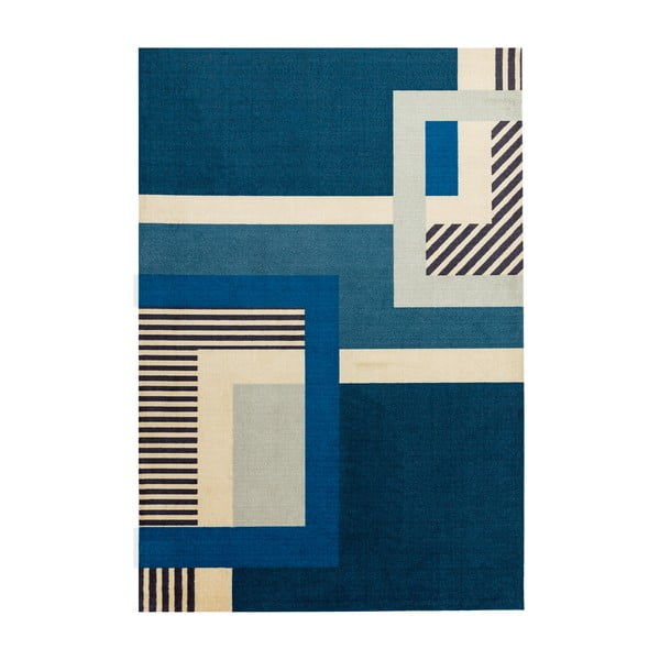 Niebieski dywan Asiatic Carpets Riley Gerro, 160x240 cm