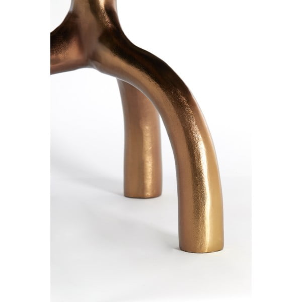 Szklany okrągły stolik w kolorze brązu i beżu ø 76 cm Mello – Light & Living-image-3