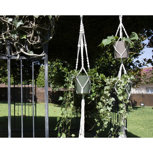Tekstylny system do zawieszenia doniczki ø 10 cm (wysokość 120 cm) Macramé – Artevasi-image-3