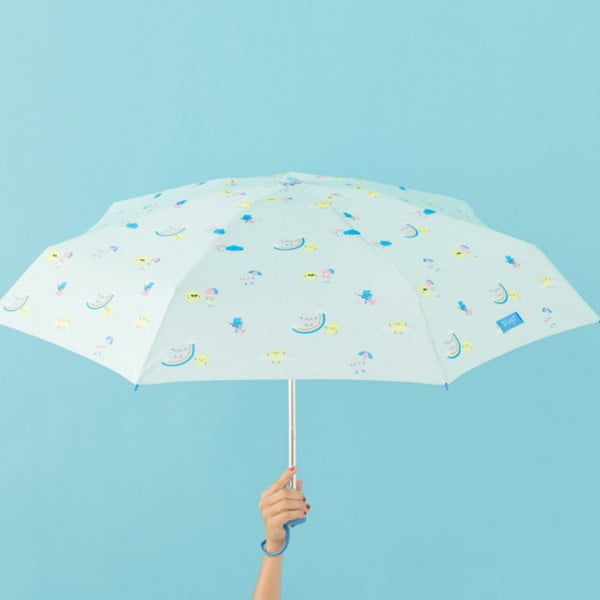 Miętowa parasolka Mr. Wonderful Cloud, szer. 108 cm