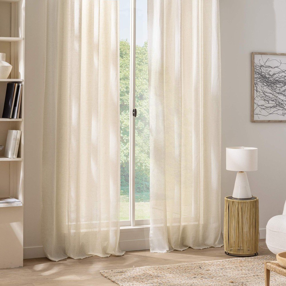 Kremowa zasłona 140x280 cm Sanya – douceur d'intérieur (zdjęcie 3)