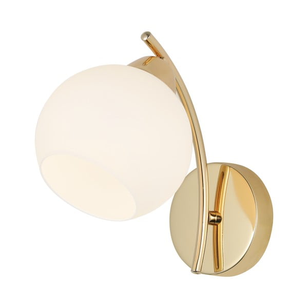 Kinkiet w biało-złotym kolorze Amos – Candellux Lighting-image-1