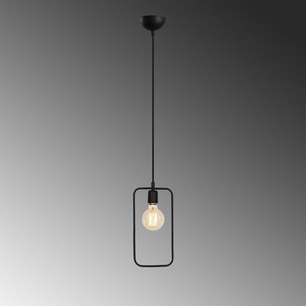 Czarna lampa wisząca Geonni – Opviq lights-image-1