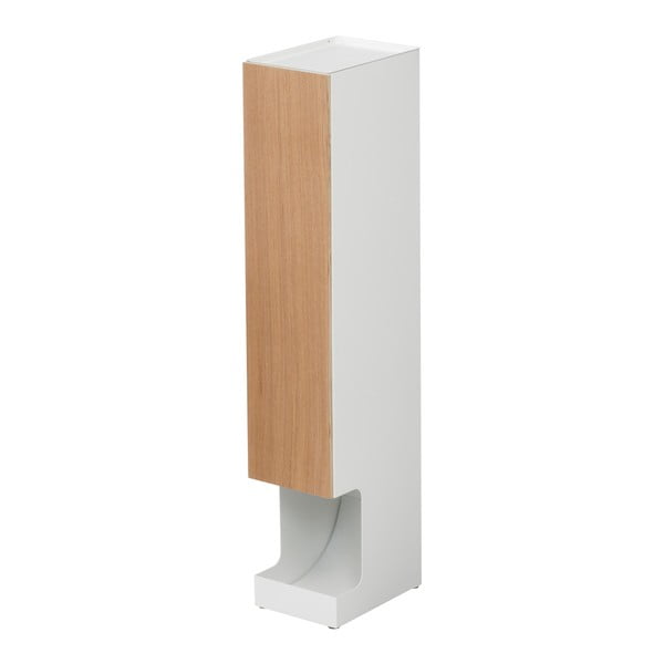 Biały stalowy stojak na papier toaletowy Rin – YAMAZAKI