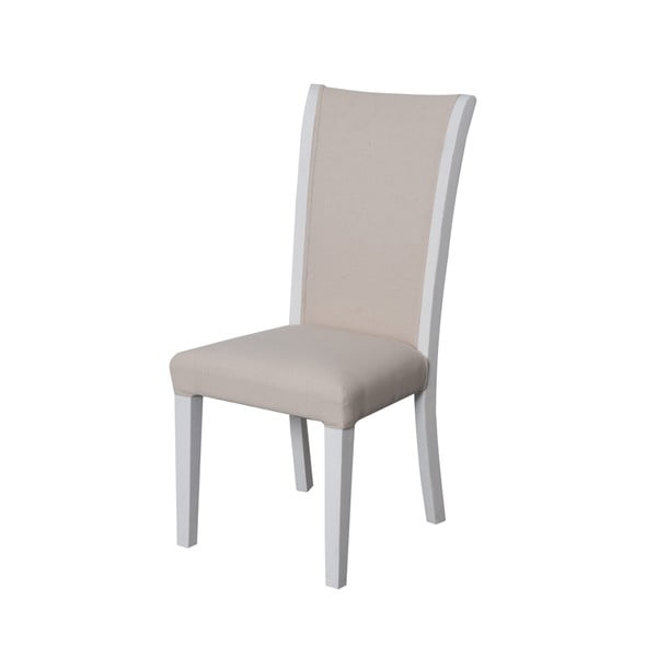 Białe krzesło z drewna topoli Livin Hill Poppy