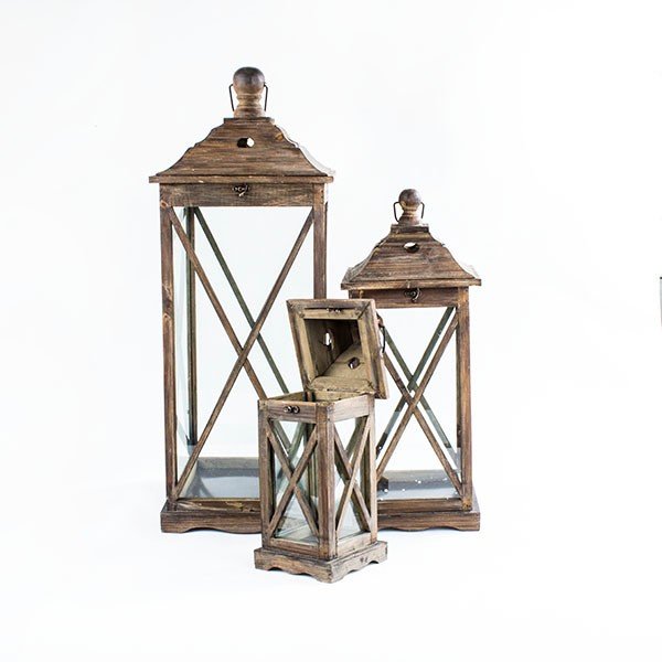 Zestaw 3 lampionów Dakls Natura