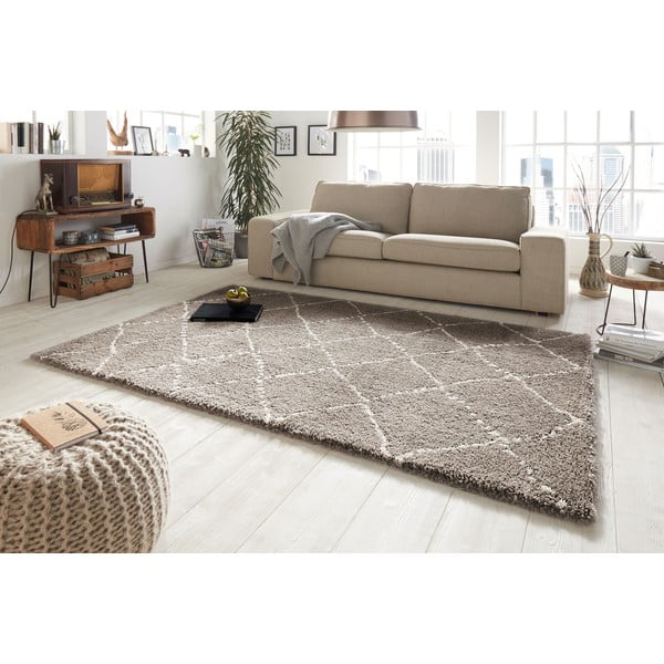 Brązowy dywan Mint Rugs Hash, 80x150 cm-image-4