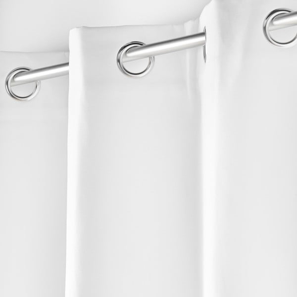 Biała zasłona termiczna z mikrowłókna 135x180 cm Micropolar – douceur d'intérieur-image-2