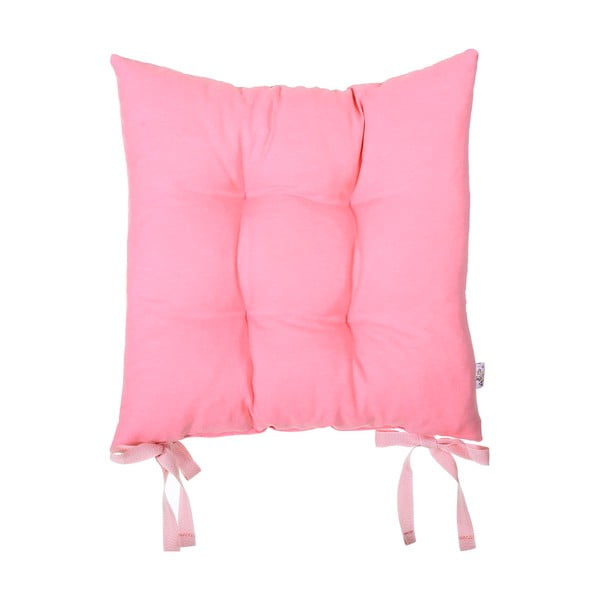 Różowa poduszka na krzesło Mike & Co. NEW YORK Carli, 43x43 cm