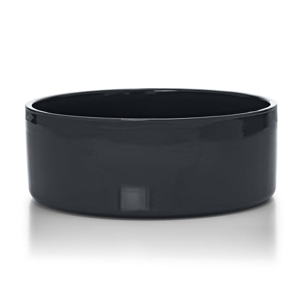 Porcelanowa miska dla psów ø 20 cm Scodella Graphite M/L – MiaCara