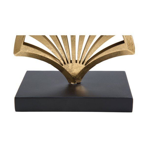 Metalowa figurka w dekorze w kolorze złota Mauro Ferretti Triple Leaf-image-1