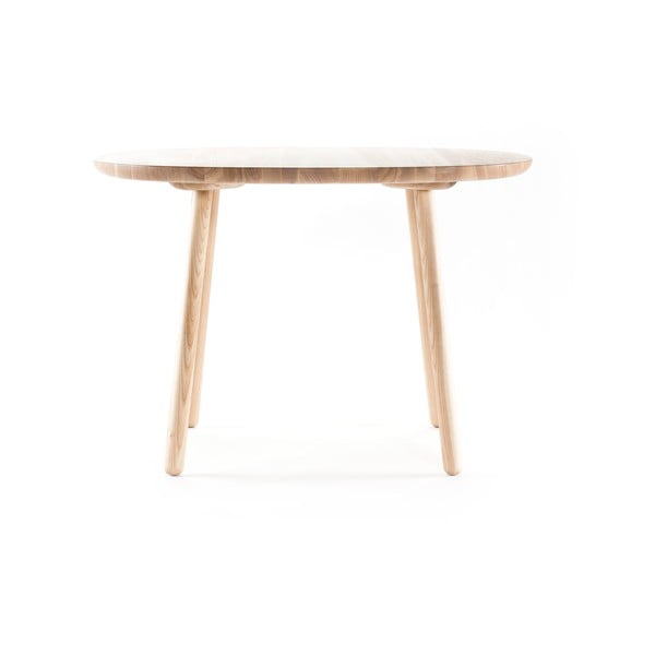 Naturalny stół do jadalni z litego drewna EMKO Naïve, ⌀ 110 cm-image-2