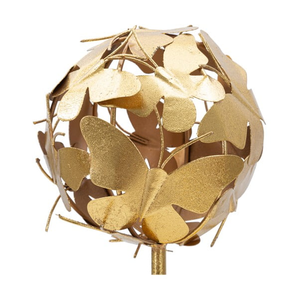 Metalowa figurka w dekorze w kolorze złota Mauro Ferretti Butterfly-image-3
