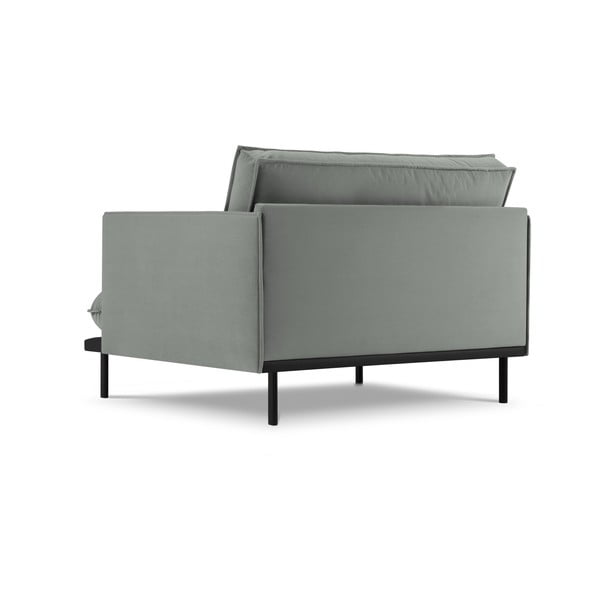 Szary aksamitny fotel Auguste – Interieurs 86-image-3