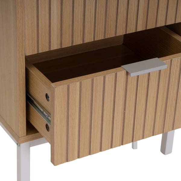 Szafka nocna w dekorze dębu w naturalnym kolorze Mid-Lines – Casa Selección-image-4