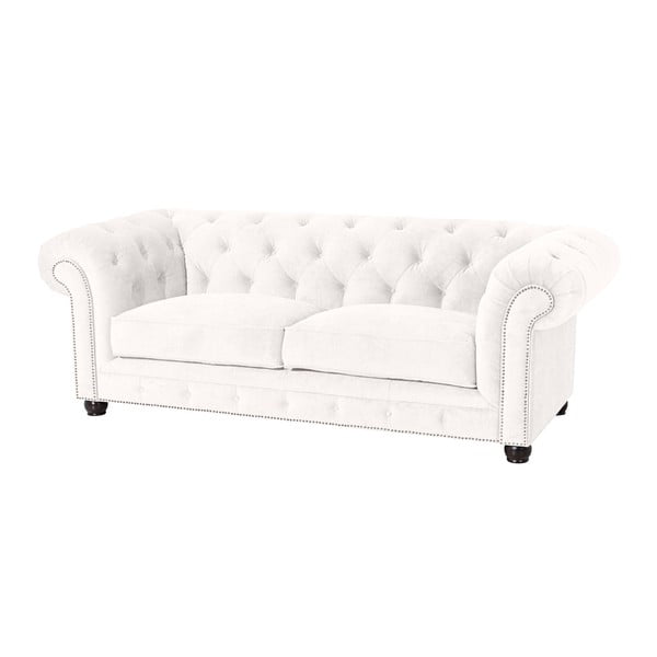 Kremowa sofa Max Winzer Orleans Velvet, 216 cm-image-1
