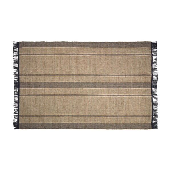 Czarno-naturalny dywan z wodorostów dwustronny 200x300 cm Brunilda – Kave Home