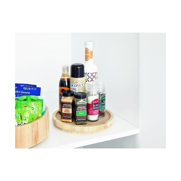 Obrotowy drewniany organizer na przyprawy Roundabout – iDesign/The Home Edit-image-1