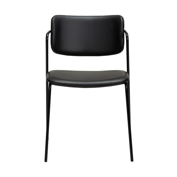Czarne krzesło z imitacji skóry DAN-FORM Denmark Zed-image-3