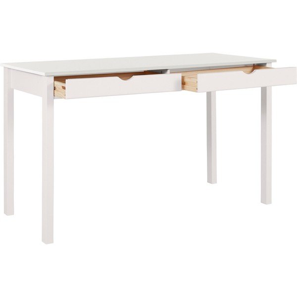 Białe biurko z drewna sosnowego Støraa Gava, dł. 140 cm-image-2