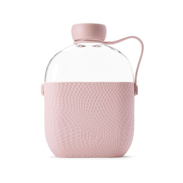 Różowa butelka na wodę HIP, 650 ml