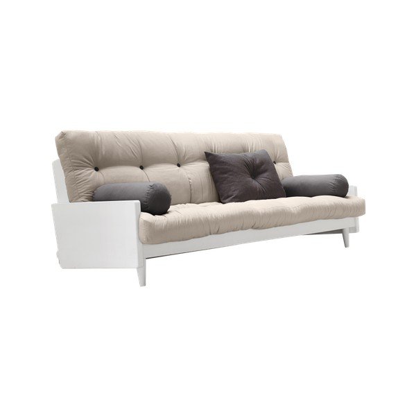 Sofa rozkładana Karup Indie White/Vision/Gris-image-1