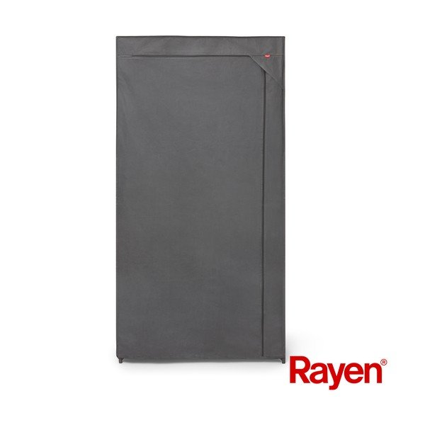 Szara tekstylna szafa 79x155 cm – Rayen-image-2