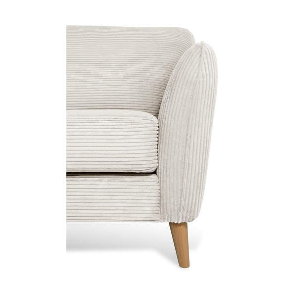 Biały sztruksowy narożnik (lewostronny) Paris – Scandic-image-4