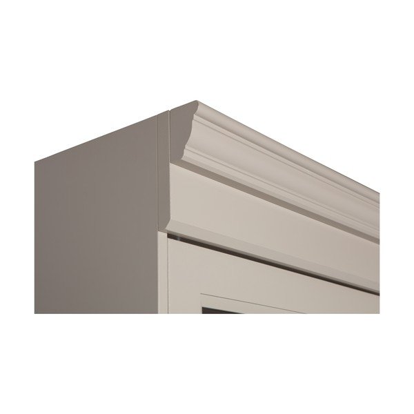 Szara witryna z litego drewna sosnowego 54x215 cm Chow – vtwonen-image-4