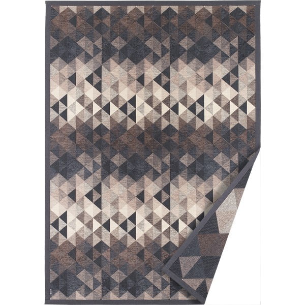 Szary dwustronny dywan Narma Kiva, 160x230 cm