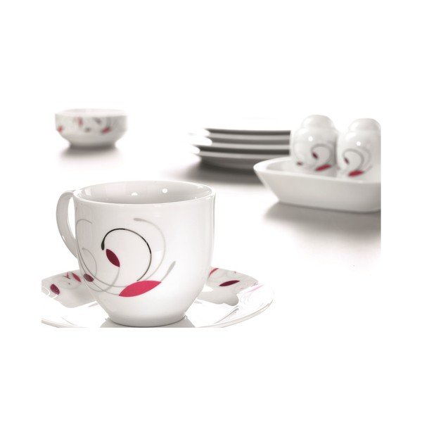 Komplet naczyń porcelanowych Delikatność, 38 szt.-image-1