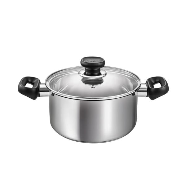 Garnek ze stali nierdzewnej z pokrywką odpowiedni na indukcję 3 l Brava – Tescoma