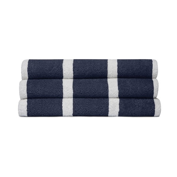 Komplet
  3 ręczników Menton Indigo, 60x110 cm