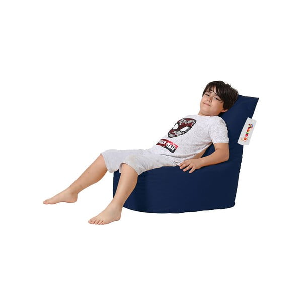 Ciemnoniebieski dziecięcy worek do siedzenia Baton – Floriane Garden-image-1
