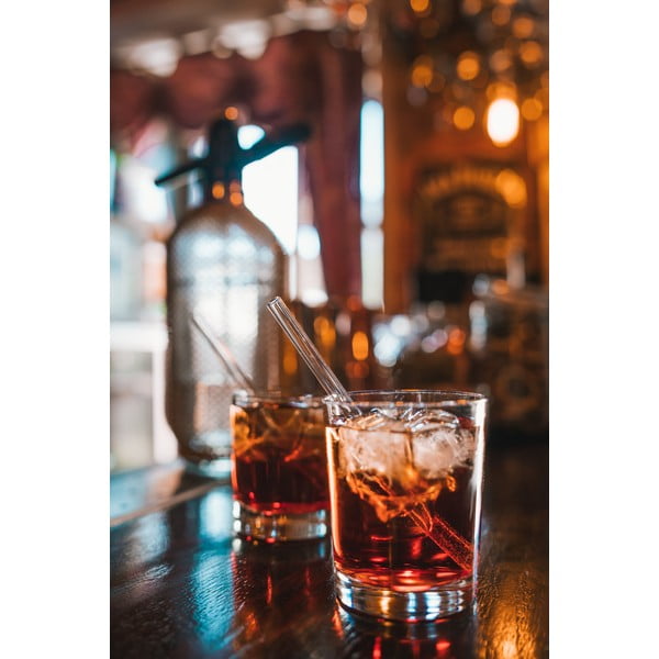 Zestaw 6 szklanych słomek Vialli Design, dł. 15 cm-image-3