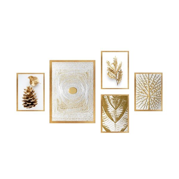 Obrazy zestaw 5 szt. 34x44 cm – Wallity