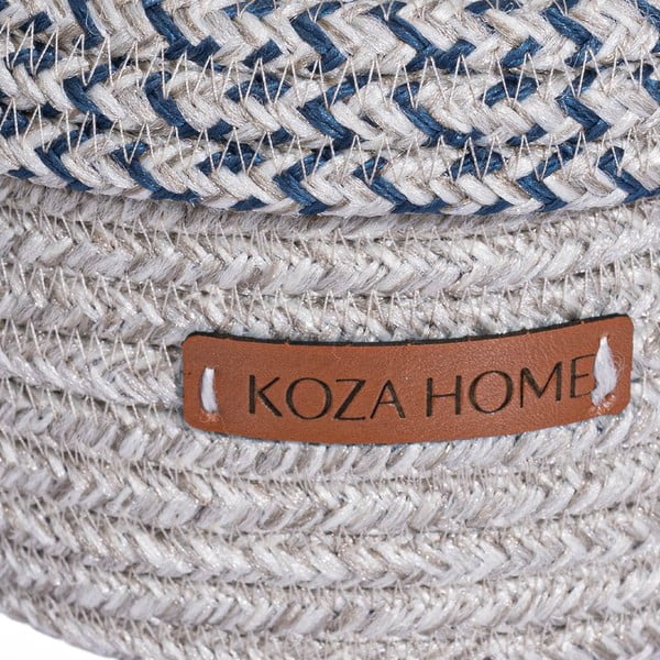 Tekstylny dekoracyjny pojemnik z pokrywką – Mioli Decor-image-3