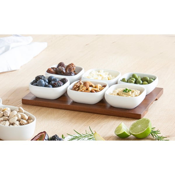 Biały porcelanowy zestaw misek do serwowania 6 szt. Essentials – Ladelle-image-1