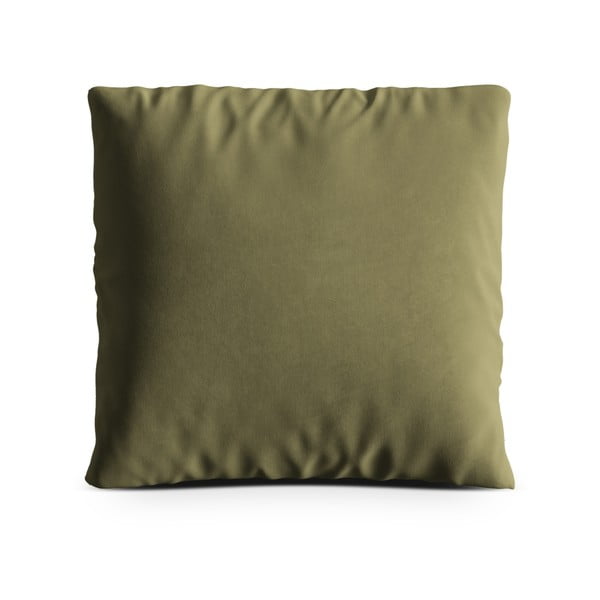 Zielona aksamitna poduszka na sofę Kemi – Cosmopolitan Design