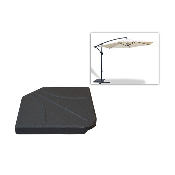 Czarny stojak na parasol ogrodowy Santiago Pons Sunny